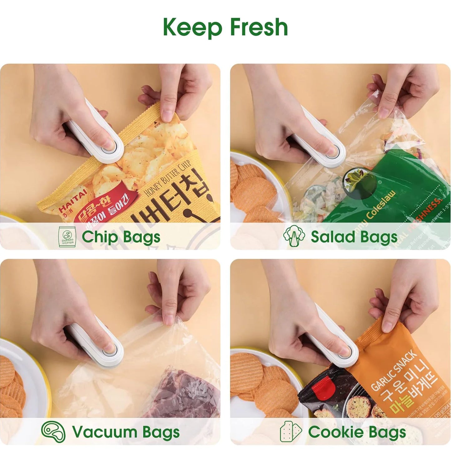 Portable Mini Bag Sealer – Keep Snacks Fresh